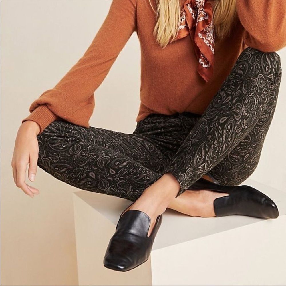 AG The Stevie Velvet High-Rise Skinny Jeans